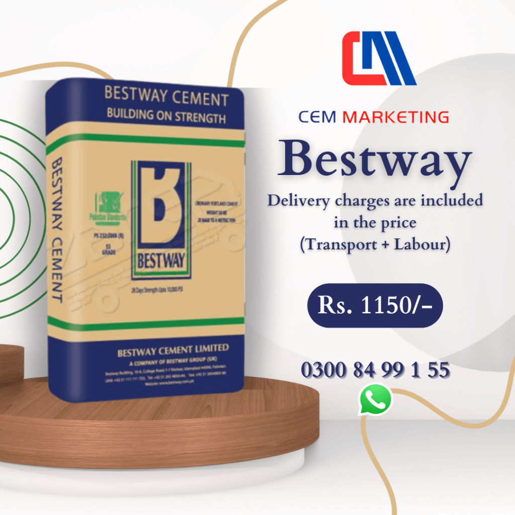 Bestway Cement Price Rs. 1150/-