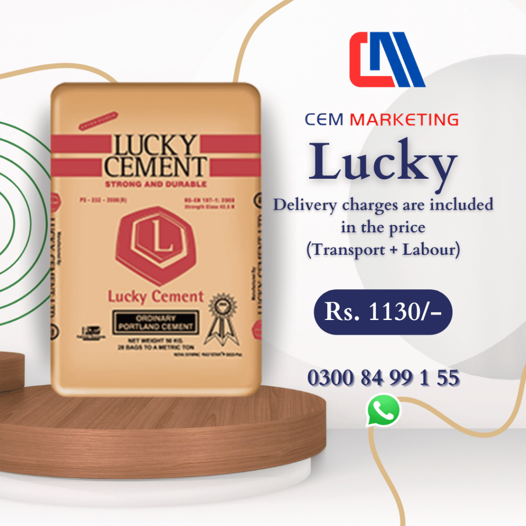 Lucky Cement Price Rs. 1130/-