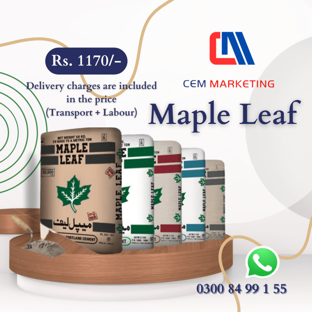 Maple Leaf Cement Price Rs. 1170/-